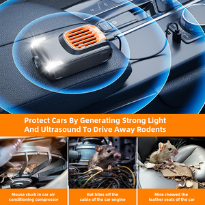 Repelente Ultrasónico de Ratones para Auto de 12V con Detección Inteligente de Encendido/Apagado del Motor para Protección Automotriz - Product Image 1