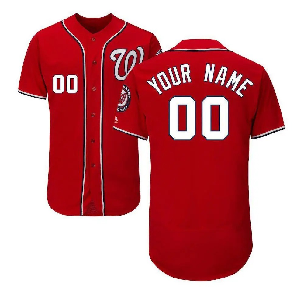 Top Quality Short Sleeve Cheap Blank Baseball Jersey Wholesale Breathable Sublimation Embroidery World Baseball Jersey