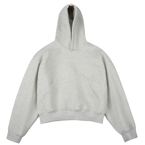 Vente en gros 2025 sweats à capuche en coton uni logo personnalisé sweats à capuche blancs en vrac pas chers pour hommes vente en gros pulls à capuche tricotés pour hommes - Product Image 1