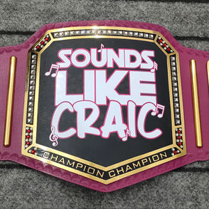 เข็มขัดแชมป์มวยปล้ำรุ่นพรีเมียมแบบสั่งทำเข็มขัดหนังแท้นิ่มหนา2มม. ออกแบบได้ตามต้องการ - Product Image 1