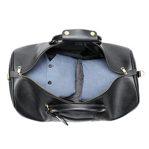 Sac de sport de luxe en cuir véritable du fabricant Sac de voyage unisexe avec sangle à fermeture éclair Motif classique Ensemble de style sport - Product Image 4