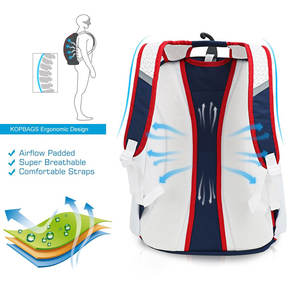 Bolsa de Béisbol Deportiva Ligera Personalizable OEM - Cierre de Cremallera de Nailon y Poliéster, Parte Trasera Suave, Capacidad de 22L, Alta Calidad, Lista para Viajar - Product Image 4