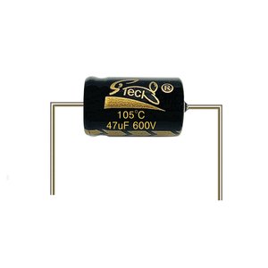 Condensadores electrolíticos de aluminio de alto voltaje-Cables axiales 47UF 600V para radios vintage, televisores, amplificadores de guitarra y equipos de audio - Product Image 2