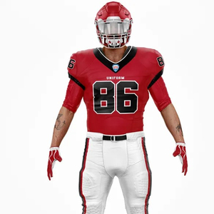 2025 vente chaude maillot de football américain vêtements de football personnalisés de qualité supérieure fabriqués au Pakistan uniformes de sports d'équipe fournisseur OEM - Product Image 5