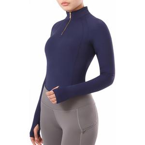 Chemises d'équitation pour femmes fabriquées en usine, en spandex/polyester respirant, extensible dans quatre directions, de haute qualité - Product Image 3