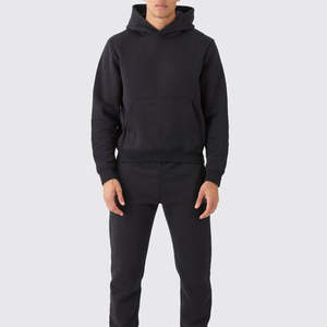 Chándal personalizado de alta calidad, chándal de 2 piezas, logotipo personalizado, ropa de entrenamiento de gimnasio para hombre, conjunto de Sudadera con capucha para correr para hombre, conjuntos para correr para hombre - Product Image 1