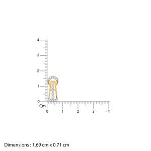 Pendentif Aquarius Lab Grown Diamond en or breloques en diamant fabriquées à la main - Product Image 4