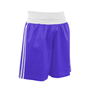Shorts de Muay Thai y Kick Boxing al por Mayor, Lisos, para Peleas de MMA, con Logotipo Personalizado, en Rosa, Morado, Negro, Rojo, Blanco, Azul Claro, XXL, de Algodón, con Bordado - Product Image 3