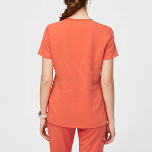 Offre Spéciale personnalisé été gommages uniformes femmes costume vêtements médicaux Spandex infirmière gommage ensembles haute qualité sérigraphie hôpital - Product Image 4
