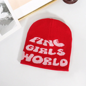 Custom High Quality Winter Knit <b>Beanie</b> with Logo Premium Acrylic <b>Beanies</b> Cashmere <b>Wool</b> Jacquard Mohair <b>beanies</b> - Product Image 2