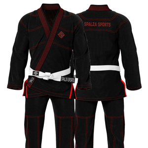 2024 Custom Made BJJ Karate Uniform Sets 100% Cotton Custom Logo Front Position High Quality Digital Print Plus Size Breathable - Product Image 1