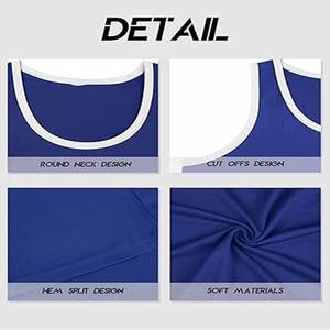 เสื้อกล้ามผู้ชาย ใส่สบาย แห้งเร็ว เหมาะสำหรับวิ่ง ออกกำลังกาย ใส่เล่นกีฬา ใส่เที่ยว ใส่ทำงาน ระบายอากาศได้ดี - Product Image 5