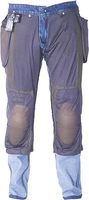 Pantalon de moto extensible coupe-vent respirant grande taille pour homme et femme, jean doublé en polyester/coton, toutes saisons