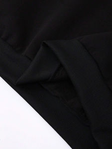 Sudadera con capucha de algodón 100% para hombre, forro polar térmico con estampado de logotipo personalizado, cómoda para la temporada de invierno - Product Image 4