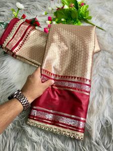 Soie élégante avec Zari tissage Saree femme fabricant de mode et fournisseur de Surat au taux le plus bas - Product Image 2