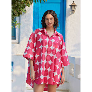 Camisa Holgada de Algodón Florence con Estampado de Puntos - Product Image 6