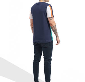 เสื้อยืดแฟชั่นสำหรับทุกเพศเสื้อยืดโอเวอร์ไซส์ผ้าคอตตอนเนื้อนุ่มแบบเรียบสำหรับผู้ชายขายส่ง - Product Image 1