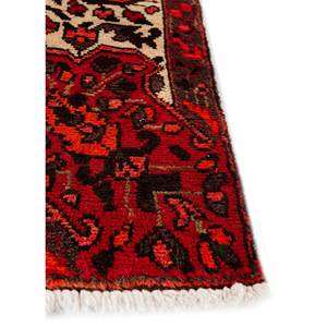 Tapis en laine noué à la main Aalam, motif médaillon rectangulaire abstrait rouge-orange, pour la maison - Pae-4935, tapis 9x12 pour entrée et couloir - Product Image 4