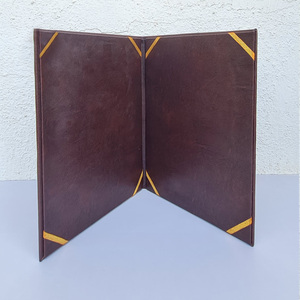 Dossier de certificat en cuir PU Titulaire de certificat de produit de dépôt durable et élégant - Product Image 2