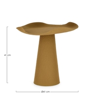 Table basse en métal Art Déco circulaire dorée de haute qualité MZ International pour usage hôtelier et décoration de mariage