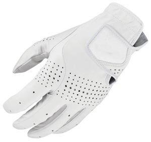 Personalizable GP blanco suave transpirable piel de oveja impermeable guantes de golf para la mano izquierda/derecha hombres mujeres deportes gimnasio uso - Product Image 5