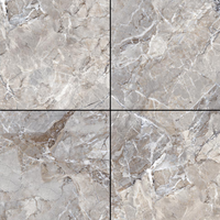 Carreaux vitrifiés émaillés en céramique de haute qualité 600x600mm Carreaux à effet brillant de style classique pour une utilisation dans le salon