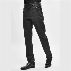 Pantalones rectos de estilo gótico personalizados para hombres y mujeres, pantalones vaqueros holgados de cintura de Hip-Hop Retro, lavables para fiestas informales a la moda - Product Image 3