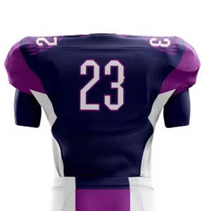 Prix d'usine Uniforme de football américain personnalisé avec manches courtes bonne qualité et personnalisation du logo - Product Image 6