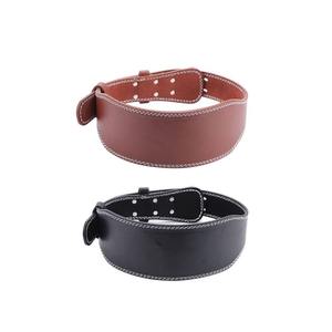 Venta caliente Real cuero de vaca Fitness Power Belt equipo de entrenamiento de acero ligero para levantamiento de pesas - Product Image 6