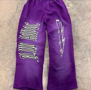 Survêtement imprimé bouffant personnalisé de haute qualité pour hommes pantalon évasé survêtement décontracté avec sweat à capuche et pantalon ensemble pour l'hiver - Product Image 4