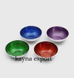 ชามกลมเคลือบเงาโลหะสีน้ำเงินสำหรับตั้งแคมป์ - Product Image 6