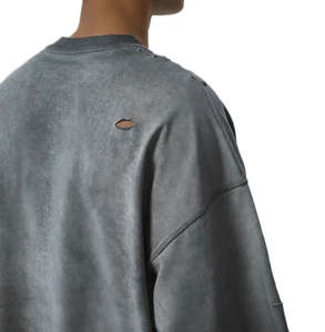 Custom Oversized <b>Tshirt</b> Graphic Acid Wash Heavyweight T-Shirt Big Digital Printing T Shirt DTG <b>Tshirt</b> for Men - Product Image 4