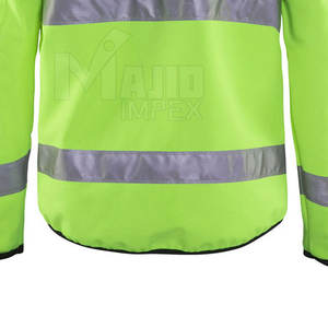 Chaqueta de Seguridad para la Construcción, Alta Visibilidad, Reflectante, Fluorescente, Impermeable, para Trabajo en Exteriores - Product Image 4
