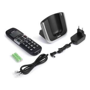 Teléfono Inalámbrico Single Bravo Platinum Modelo 10279010 Negro y Plateado - Product Image 3