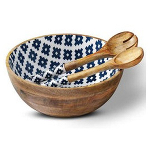 DISEÑO DECORATIVO HECHO A MANO ALTA CALIDAD ESTAMPADO ESMALTE MANGO MADERA CUENCO FRUTAS O CHOCOLATE PARA SERVIR PARA LA DECORACIÓN DEL HOGAR - Product Image 2