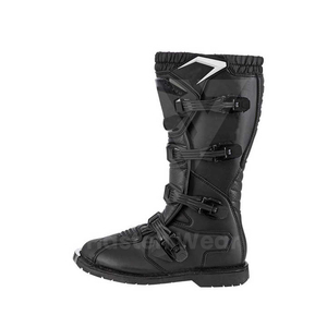Unisex Adults Tactical Motorbike Long Shoes With Custom PU Genuine Leather Made Feet Protection Wear Off Road Biker <b>Boots</b> Shoe - Product Image 5