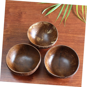 La mejor opción para alimentos: cuenco natural de cáscara de coco rústico seguro, cuenco de coco ecológico saludable de Vietnam - Product Image 2