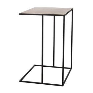 Mesa auxiliar de aluminio y hierro estándar de alta calidad, en forma de mesa rectangular C, buena calidad para muebles de sala de estar y dormitorio - Product Image 2