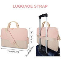 Maletín portátil personalizado para ordenador portátil de oficina, bolso de mano para ordenador portátil para viajes de oficina de negocios