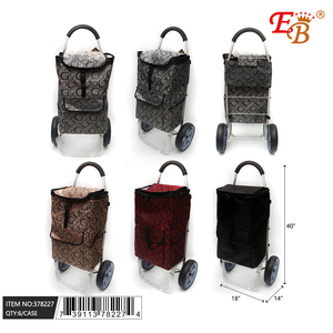 40 \ "borsa in tessuto per carrello della spesa in plastica impermeabile in alluminio comoda maglia leggera da esterno per supermercati 6 pz/CS - Product Image 1