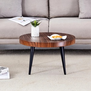 Juego de Mesa de Centro y Sillas Modernas de Lujo Ecológicas con Metal y Vidrio para Sala de Estar, Muebles para el Hogar - Product Image 3