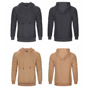 Sudadera informal de otoño para hombre Unisex 100% algodón logotipo personalizado impreso bordado con capucha francés Terry a granel peso pesado sólido - Product Image 6