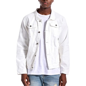Logo personnalisé OEM & taille veste en jean bleu pour hommes vente en gros - Product Image 3