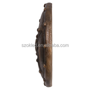 Metal Buckler Knight envuelto en Coocon Metallic Kite Shield <span class=keywords><strong>Esqueleto</strong></span> con linterna Horror Tree Frog Ghost Witch Girl Owl Pellet - Product Image 3