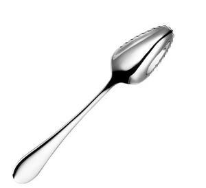 Offre spéciale, vente en gros, ensemble de cuillères à pamplemousse en acier inoxydable, meilleur design, couverts demi-dentelés, couverts en métal - Product Image 6