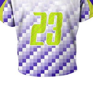 Último diseño Hombres y mujeres usan Lacrosse Jersey Diseño único 100% Material de poliéster Hecho Lacrosse Jersey OEM con servicio - Product Image 2