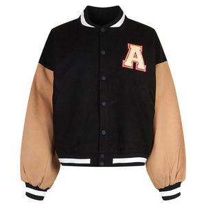 Vestes d'université pour femmes vestes universitaires Letterman de baseball personnalisées vestes d'université prix de gros vêtements longs et courts - Product Image 6