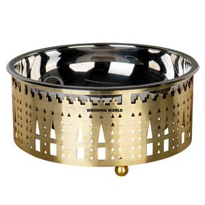 Bol à chocolat finition or mat, design personnalisé, fait main, bol à bonbons classique et élégant, vente en gros, nouveau bol à chocolat - Product Image 1