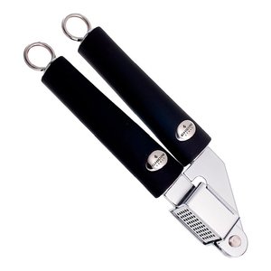 Spremi Aglio Acciaio (20x6cm) TWIST Cromo e Nero 1703 - Product Image 1