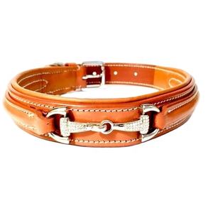 Collier de chien en cuir véritable Collier de chien de haute qualité Collier de chien à la mode CHEVAL - Product Image 1